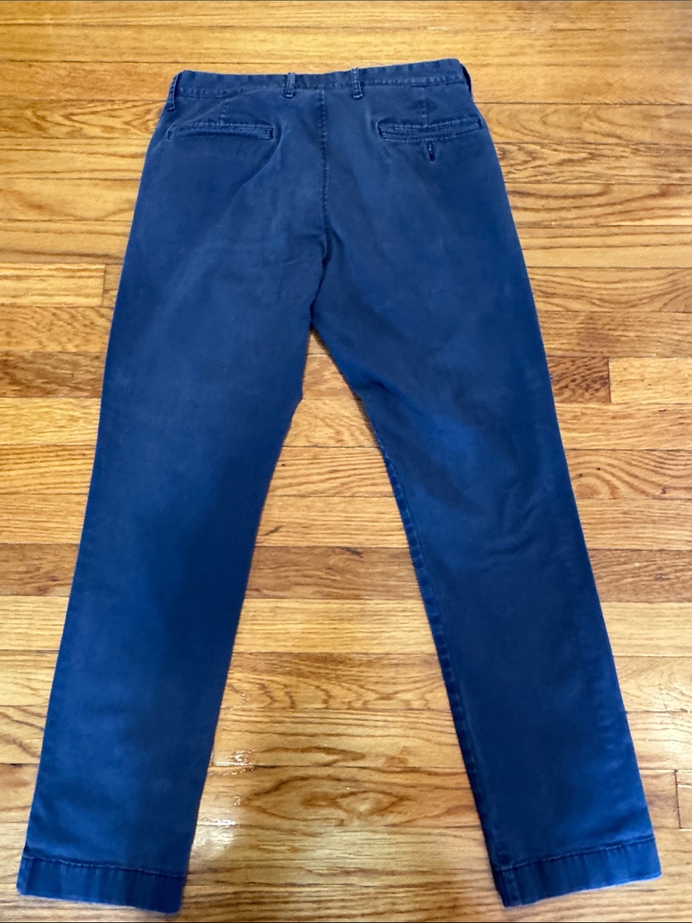 Men's J. Crew Navy Blue Casual Chino Pants 30x30 - Picture 3 of 5
